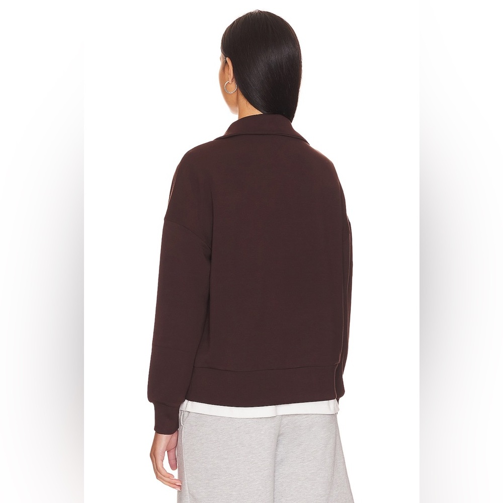Varley Keller Half Zip Pullover in Coffee Bean NWOT - Picture 4 of 11